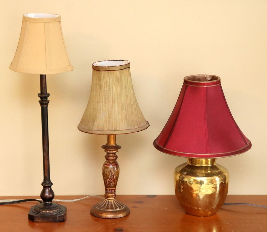 Three Accent Lamps
