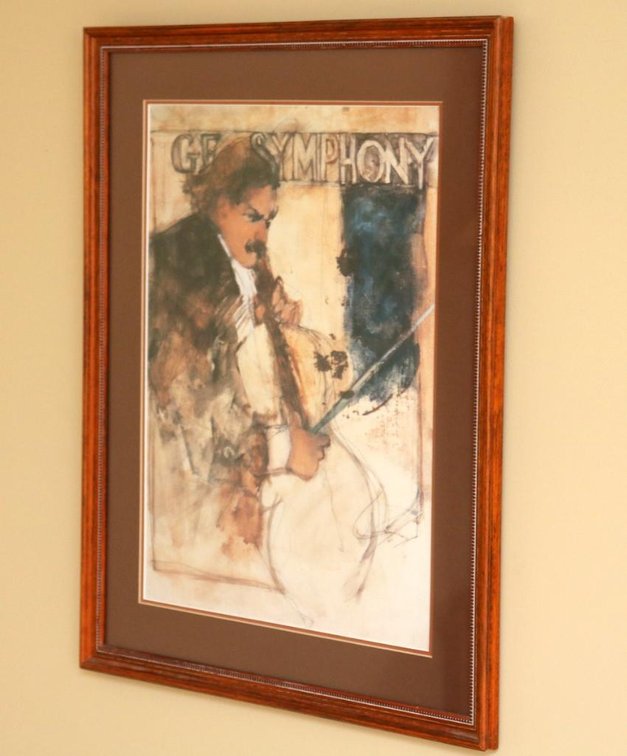 Gallery Lithograph of Cellist