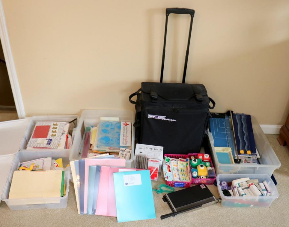 HUGE Lot of Srapbooking Supplies