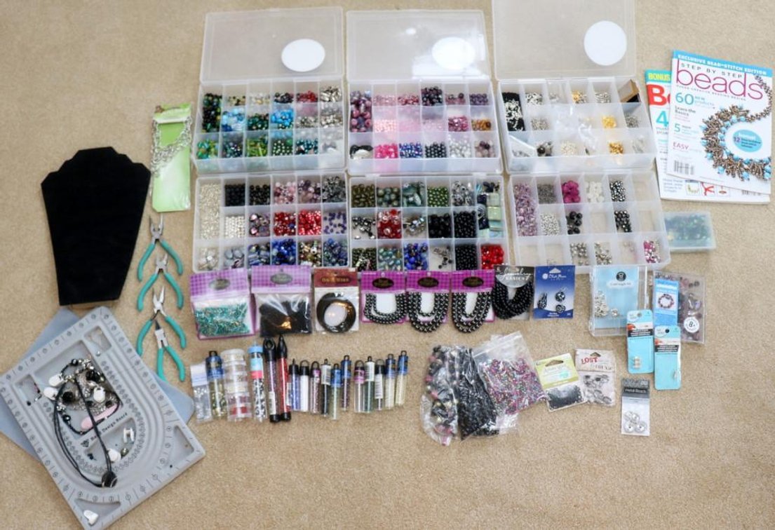 HUGE Lot of Beading Supplies
