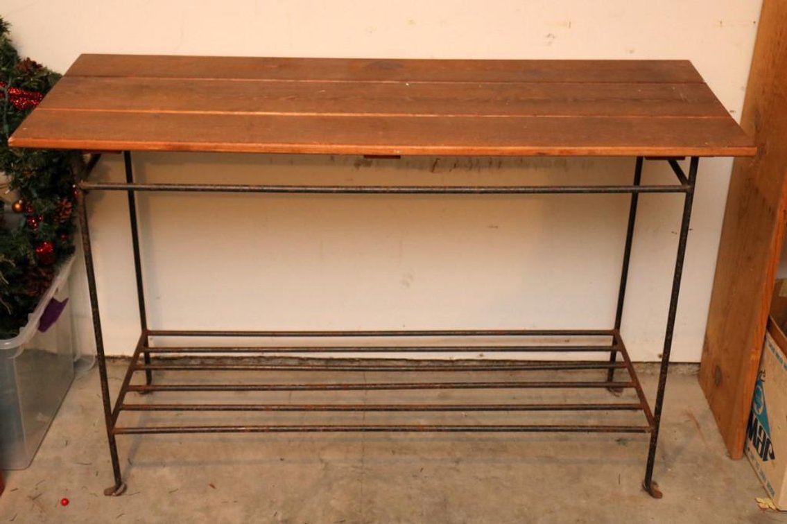 Industrial Rustic Console/Foyer Table
