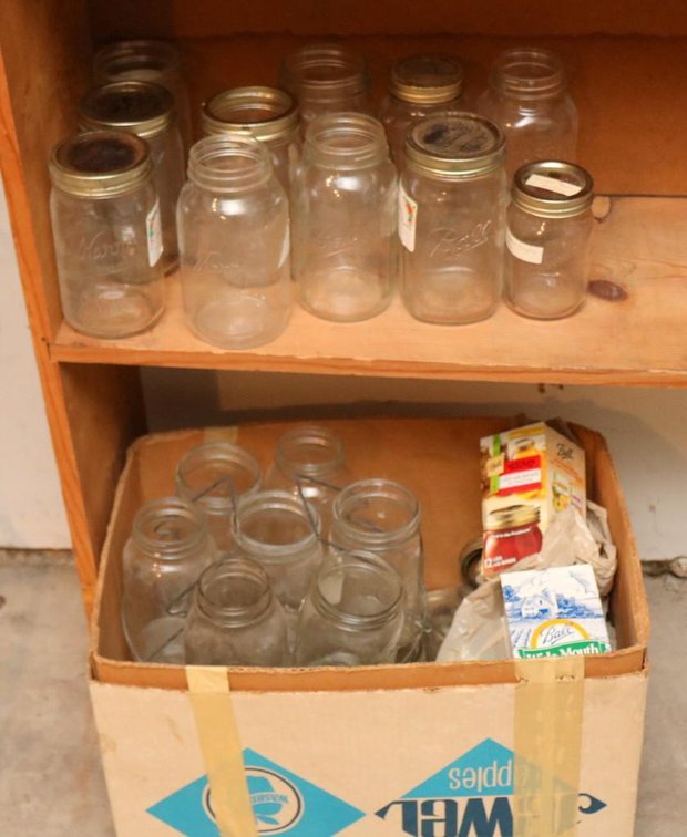 Large Collection of Glass Jars