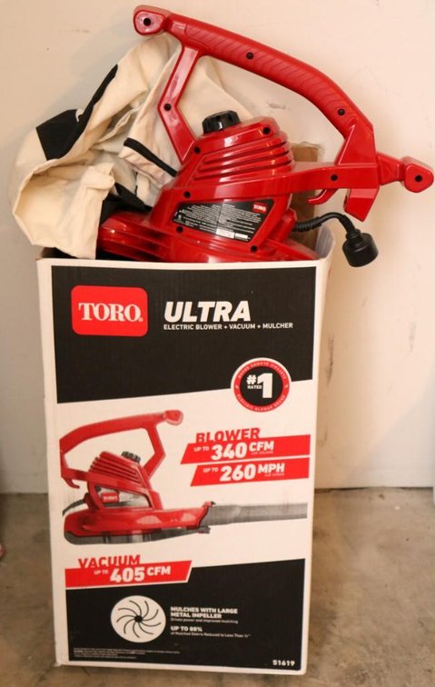 Toro Ultra Electric Blower/Vacuum/Mulcher