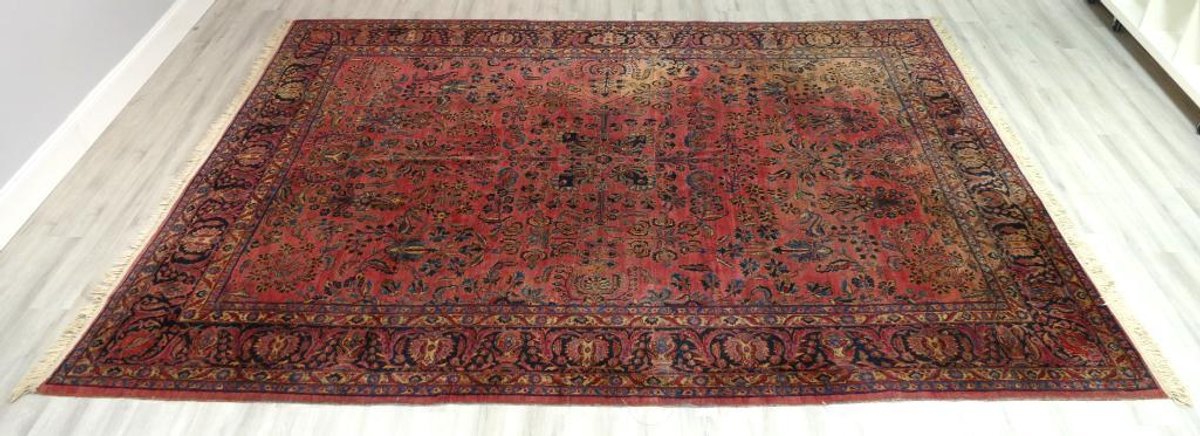 8'9" x 12' Hand Knotted Persian Wool Room Sized Rug