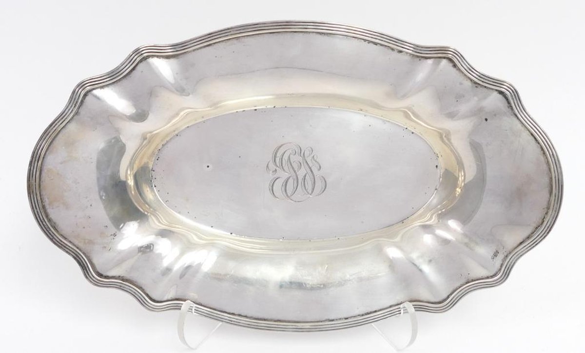R. Wallace & Sons Sterling Silver Oval Serving Dish