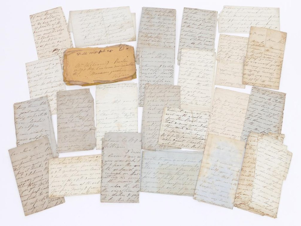 Collection Civil War Era Letters Hand Written to Confederate Soldier
