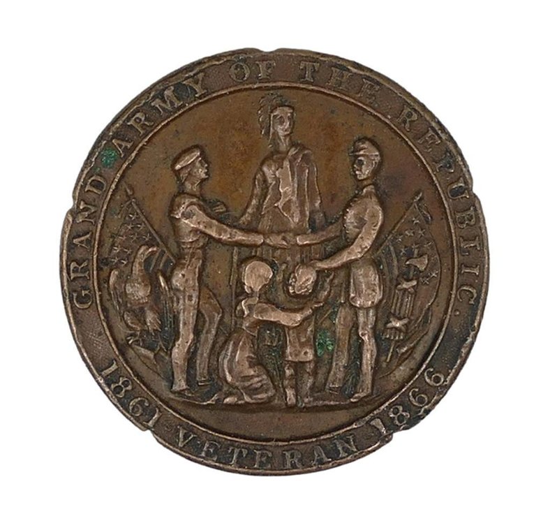 US Civil War Veterans 1861/1866 Grand Army of the Republic Medal 