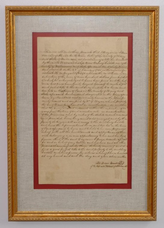 1846 Horse Document Bill of Sale; Henry County, Paris, Tennessee