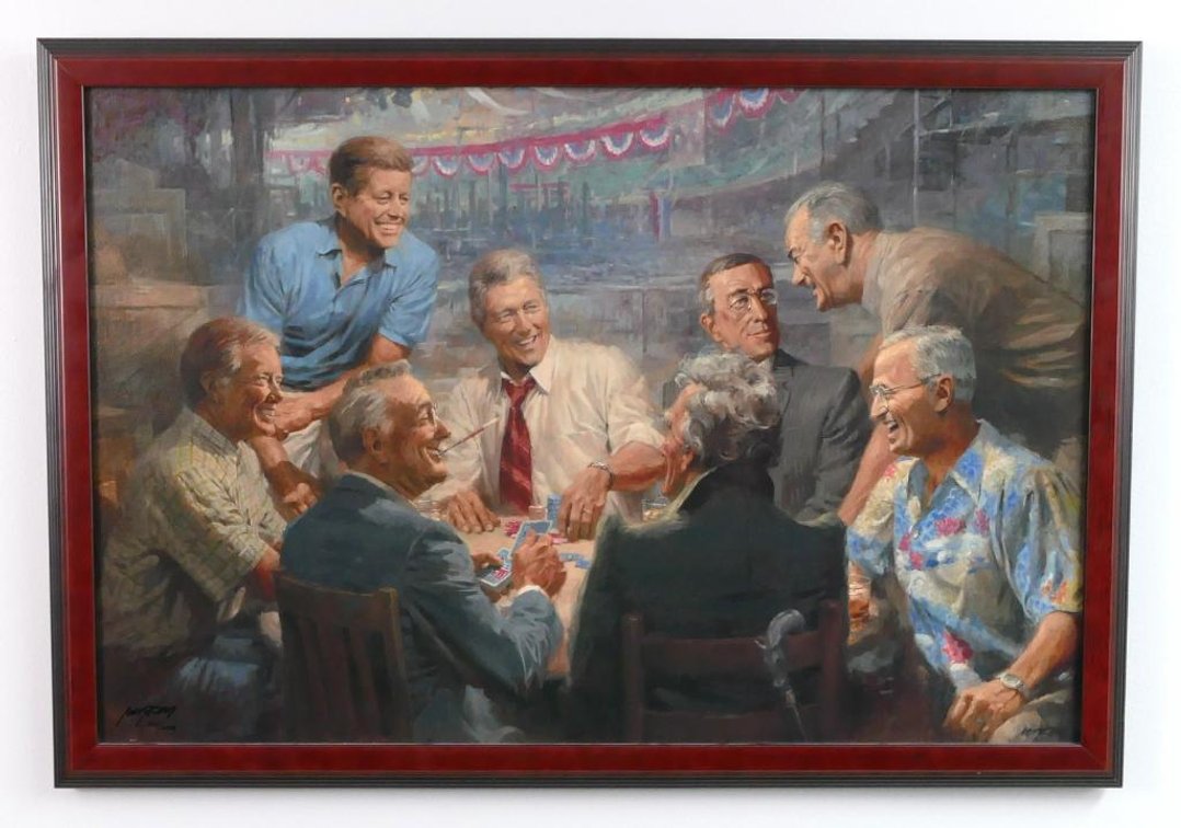 Andy Thomas "True Blues" Giclee on Canvas