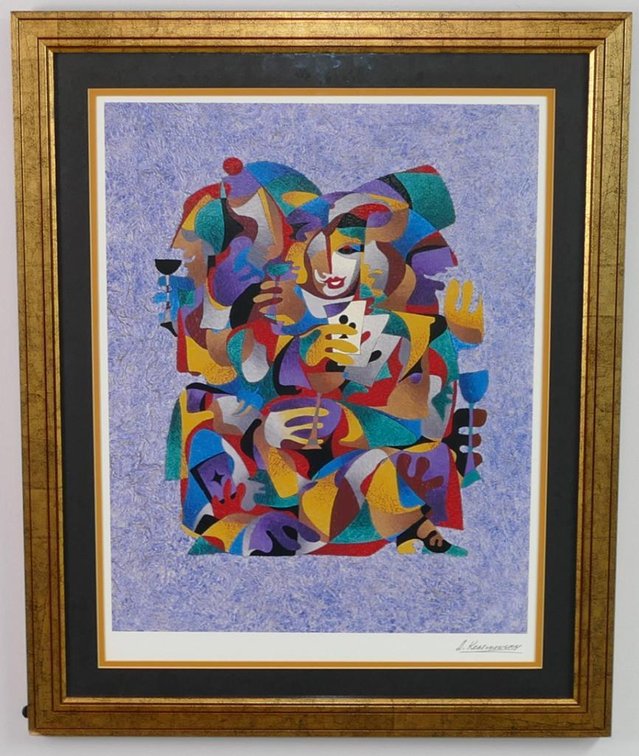 Anatole Krasnyansky "To Be or Not To Be" Serigraph