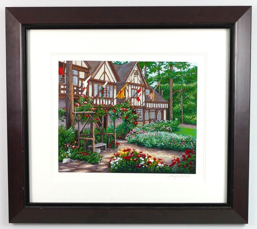 Schaefer Miles "Cottage Afternoon" Serigraph
