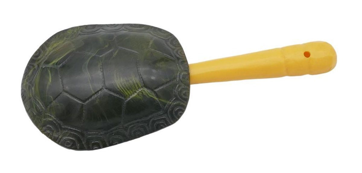 Vintage Celluloid Turtle Shell Baby Rattle