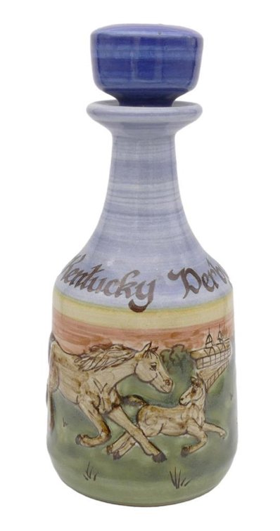 1985 Louisville Stoneware Kentucky Derby Decanter