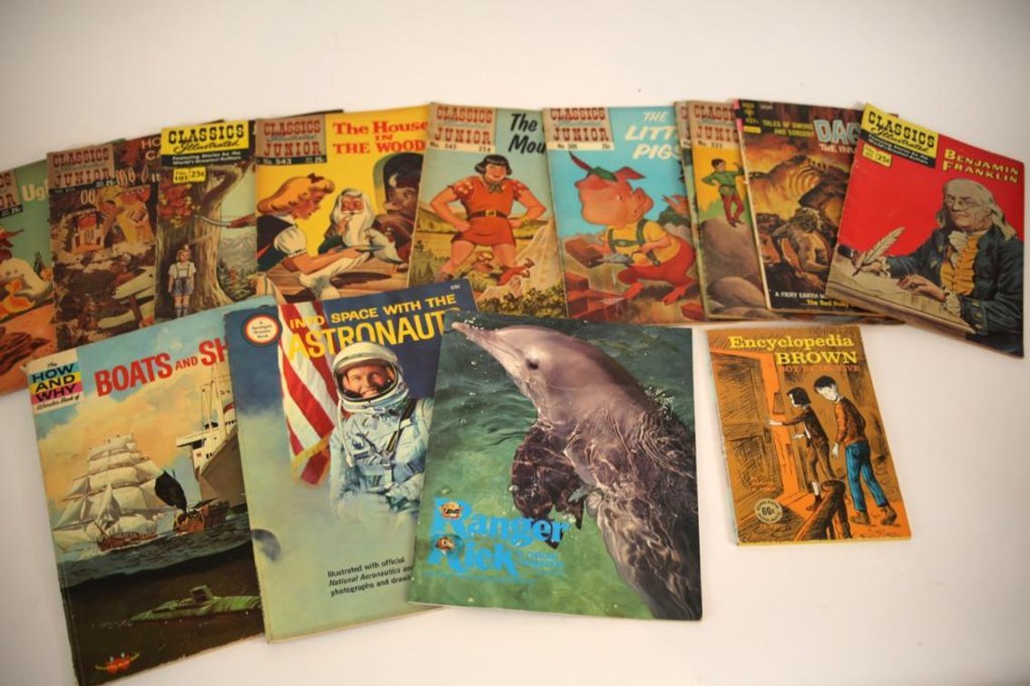 Circa 1969 Classics Illustrated Jr. Comics