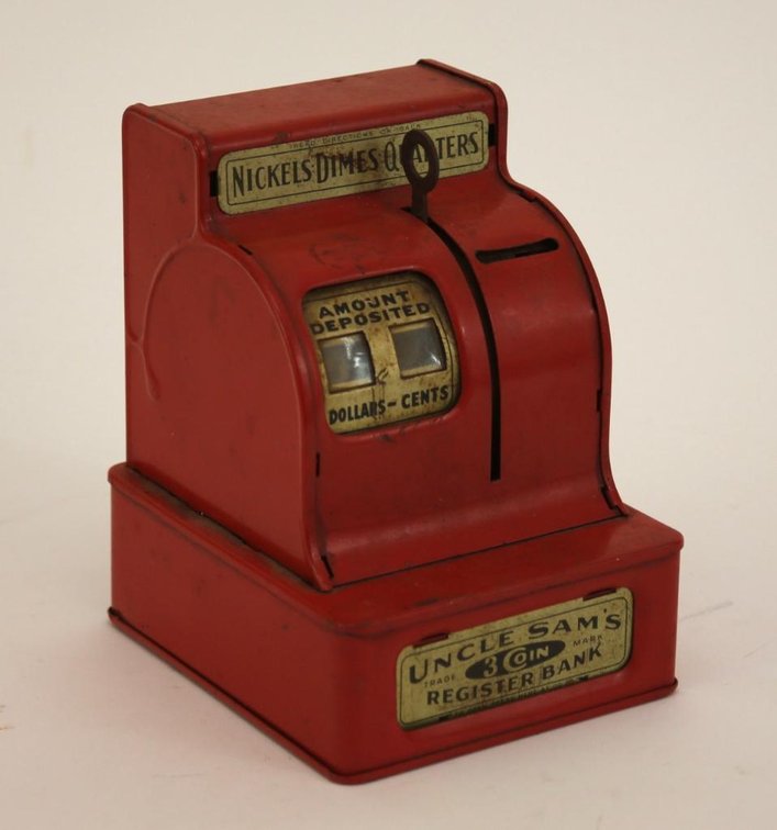 Uncle Sam's Cash Register Bank