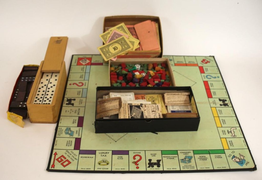 Dominoes and Monopoly