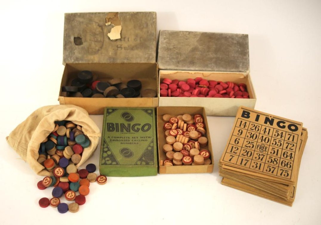 Circa 1940's Bingo Cards
