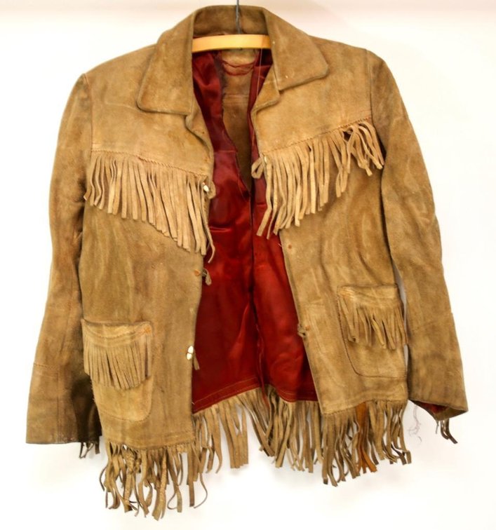 Child's Western Suede Fringe Coat