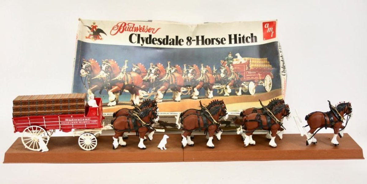 Partially Assembled Budweiser Horse Hitch