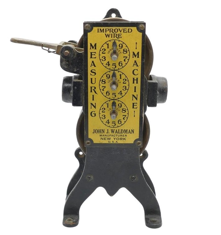 Vintage John J. Waldman Improved Wire Measuring Machine