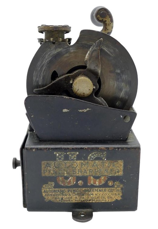 Circa 1907 US Automatic Pencil Sharpener