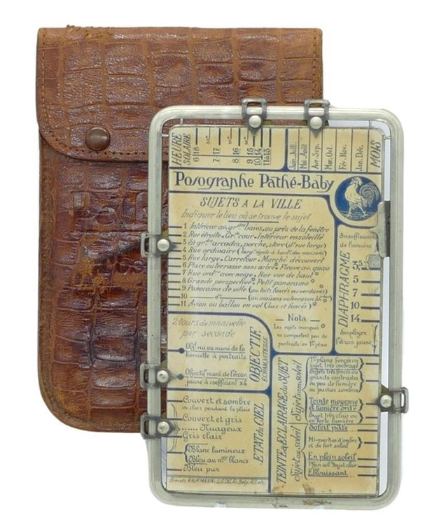 Circa 1920's Kaufmann's Posographe Pathe-Baby Exposure Meter