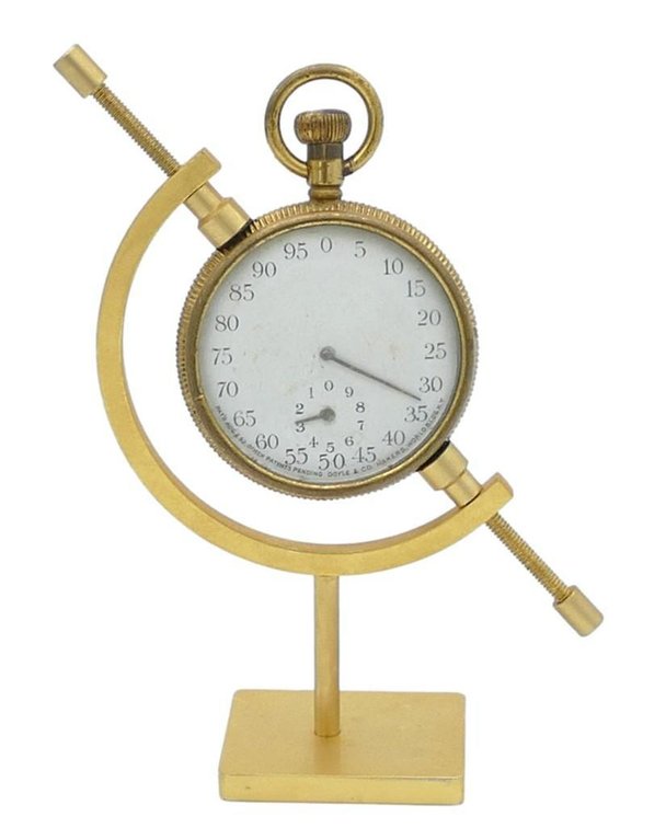 19th Century Doyle & Co. 100-Second Pocket Stop Watch on Stand