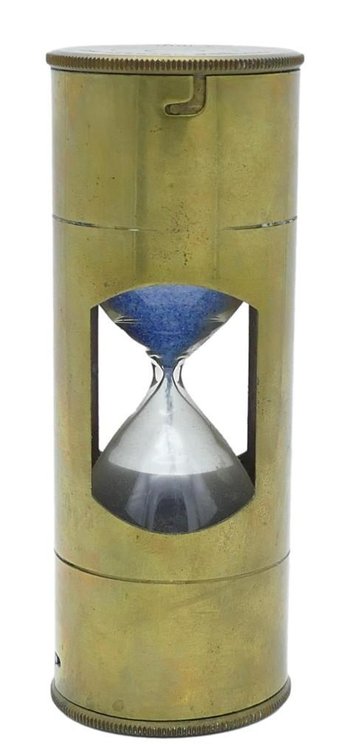 Three Minute Nautical Brass Timer