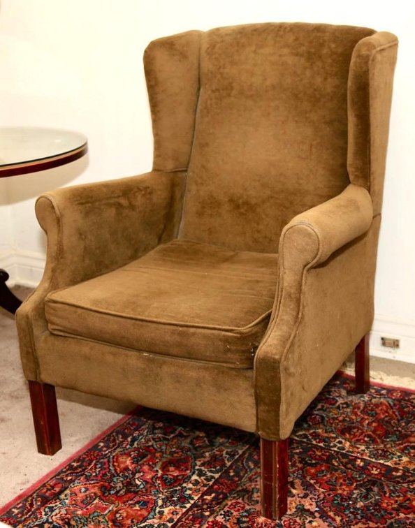 Chippendale Style Wingback Chair
