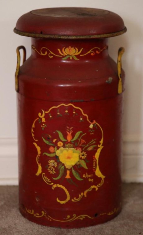 Metal Milk Can
