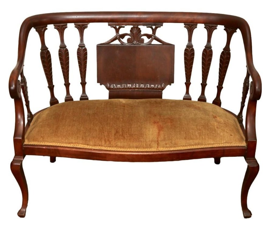Circa 1900 Neoclassical Revival Settee