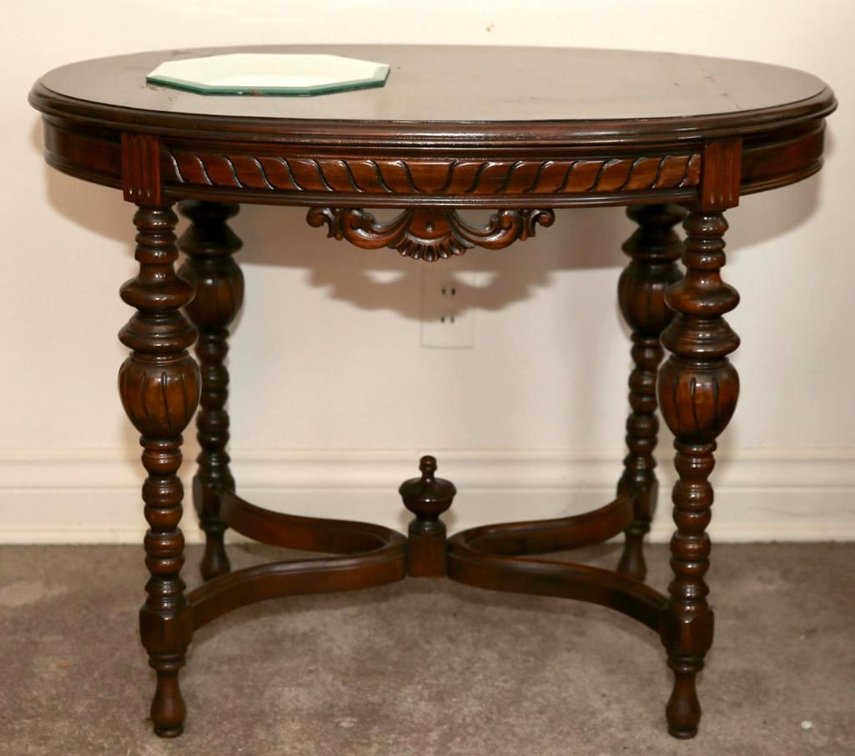 Circa 1920 Jacobean Style Center Table