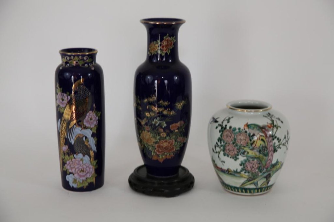 Asian style Vases and Urn