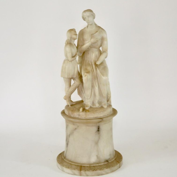 Stone Statue and Base