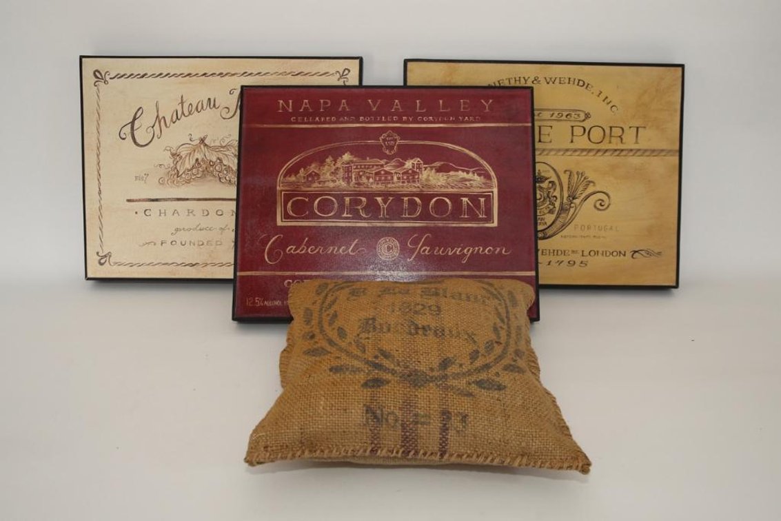 Three Printed Canvases