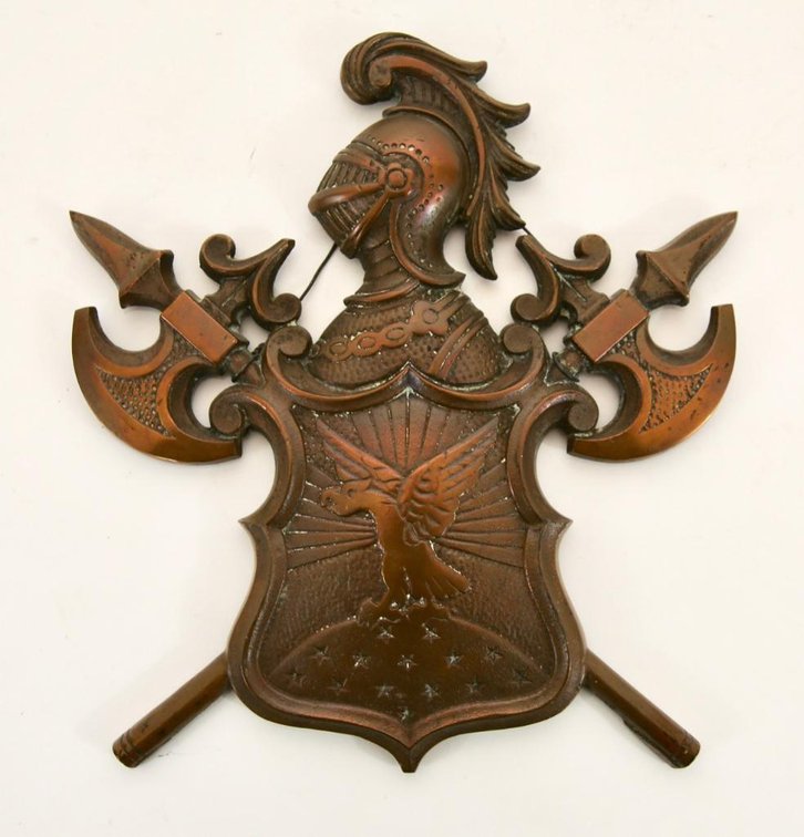 Bronze Coat of Arms Wall Plaque