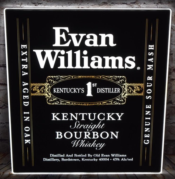Evan Williams Light Sign