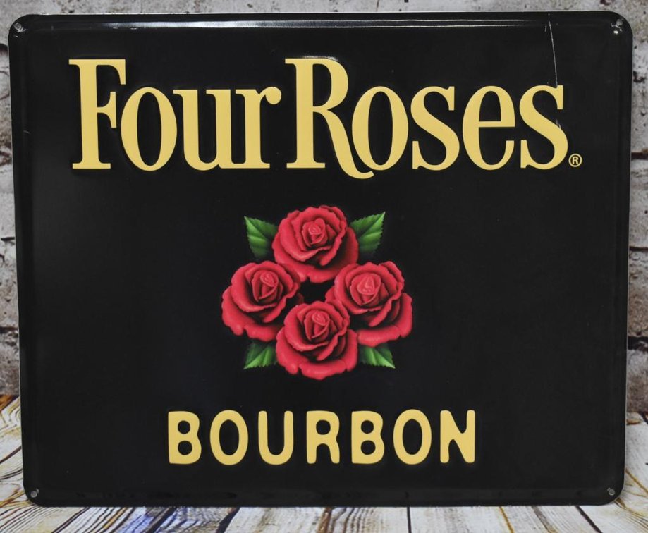 Four Roses Metal Sign