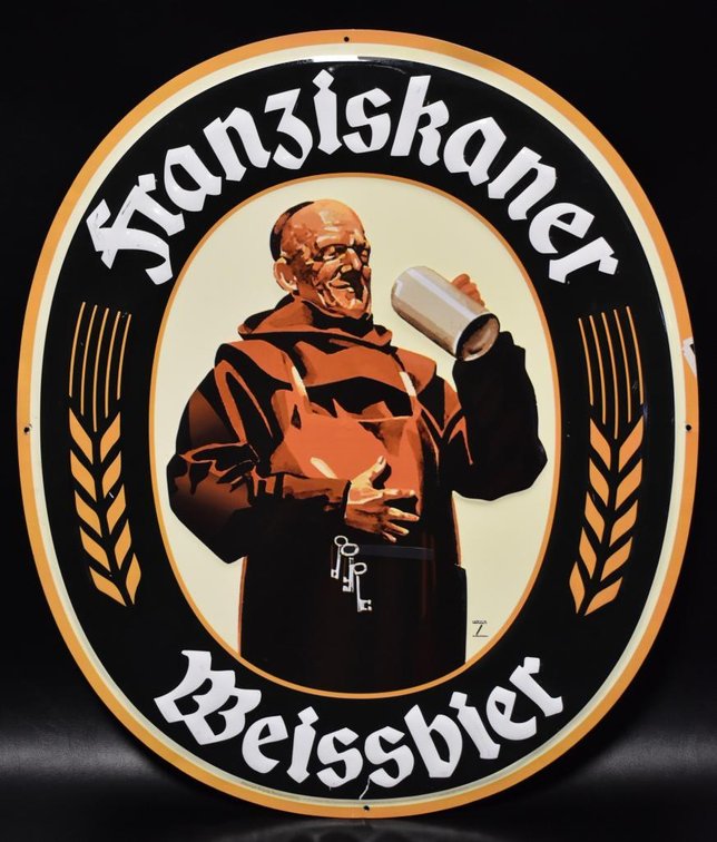 Franziskaner Metal Beer Sign