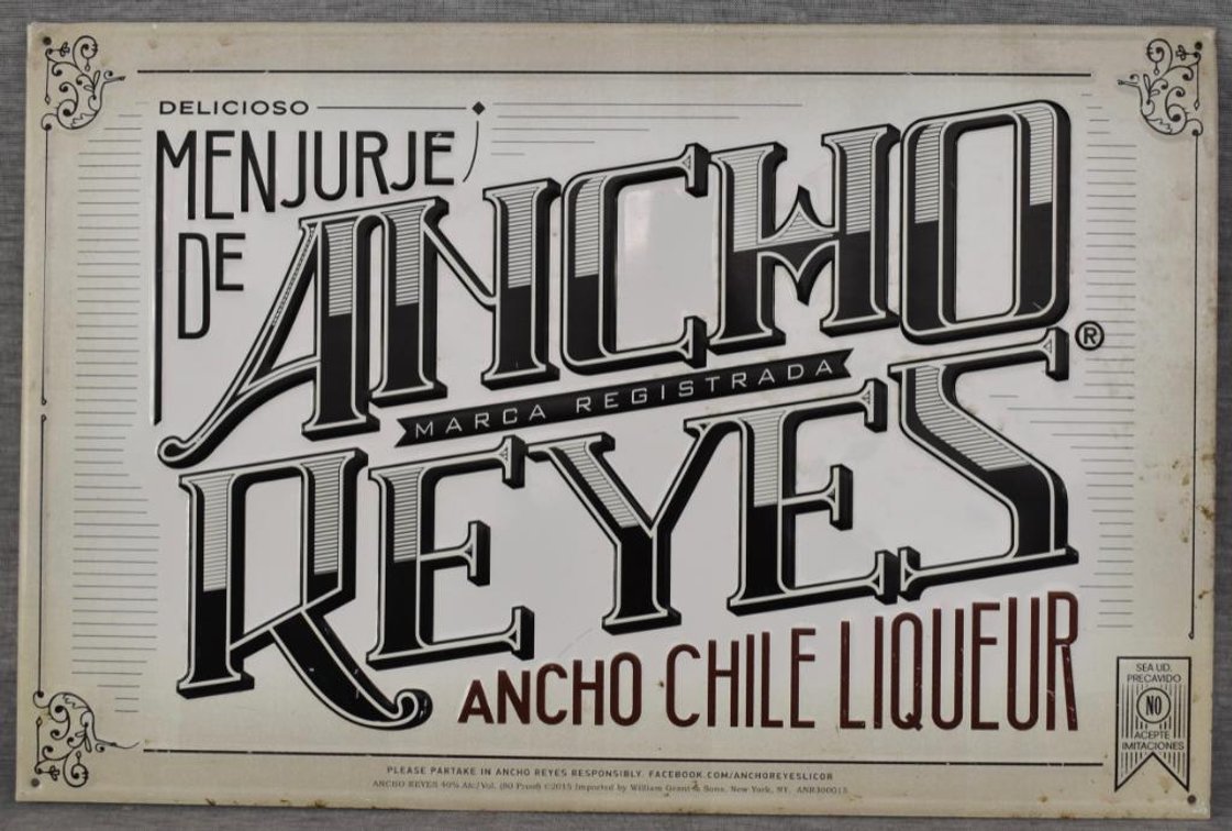 Ancho Reyes Chili Liqueur Metal Sign
