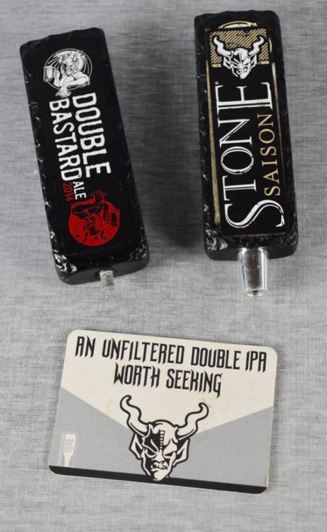 Stone and Double Bastard Ale Taps