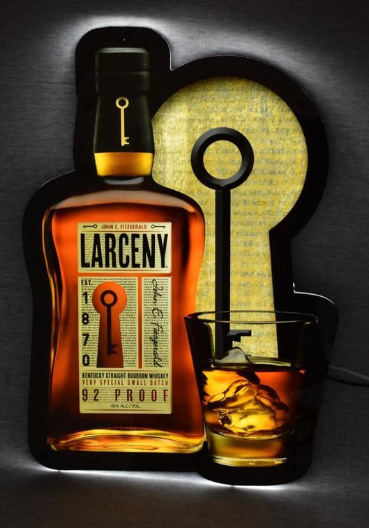 Larceny Light Sign