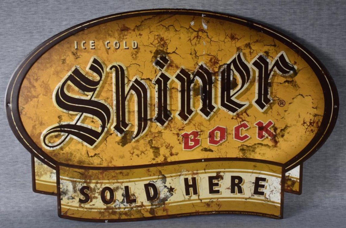 Shiner Bock Metal Sign