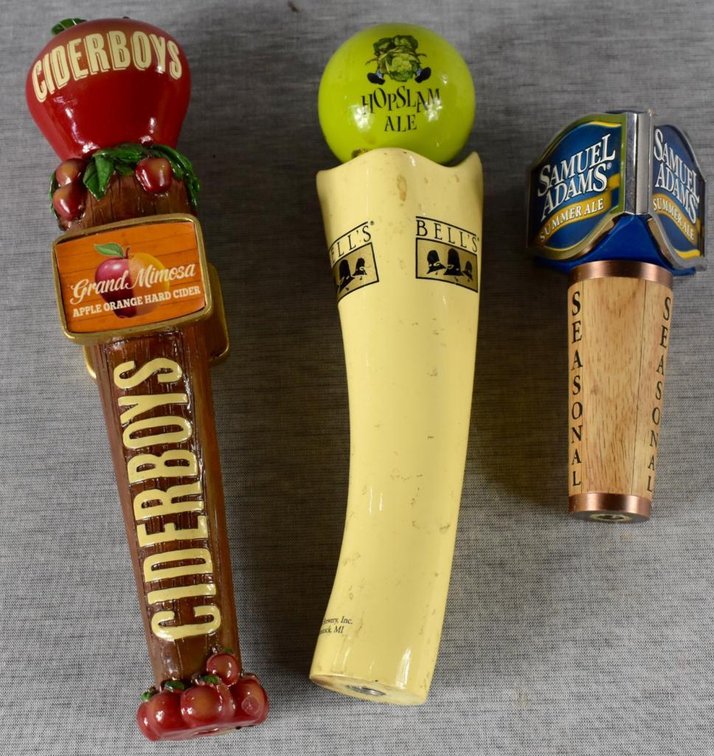 Three Beer Taps