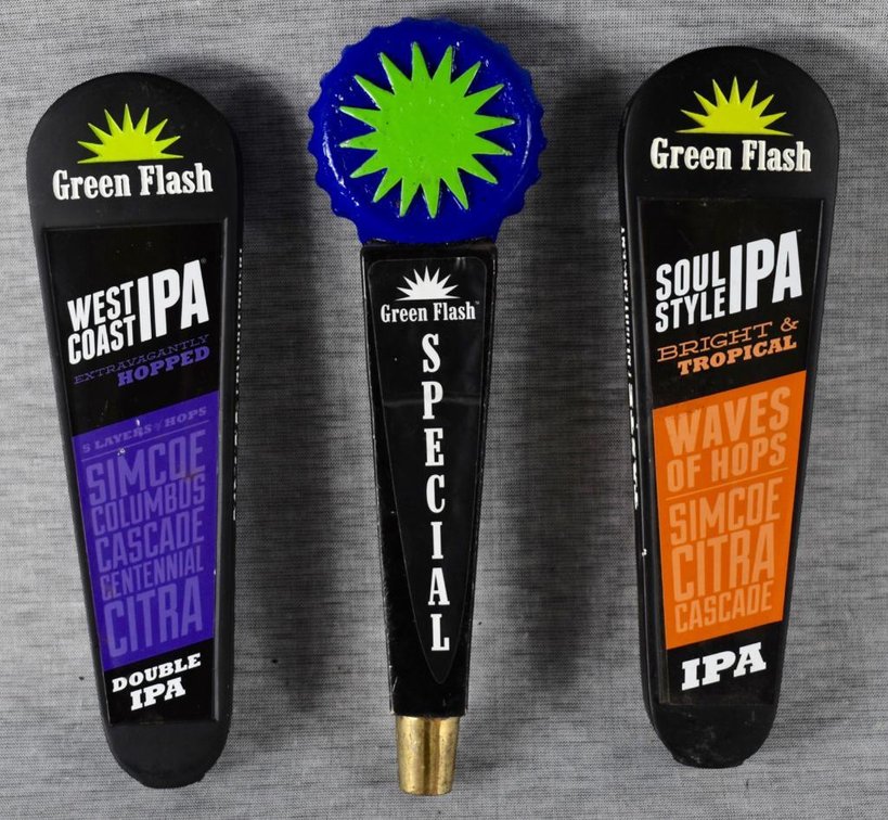 Green Flash Beer Taps