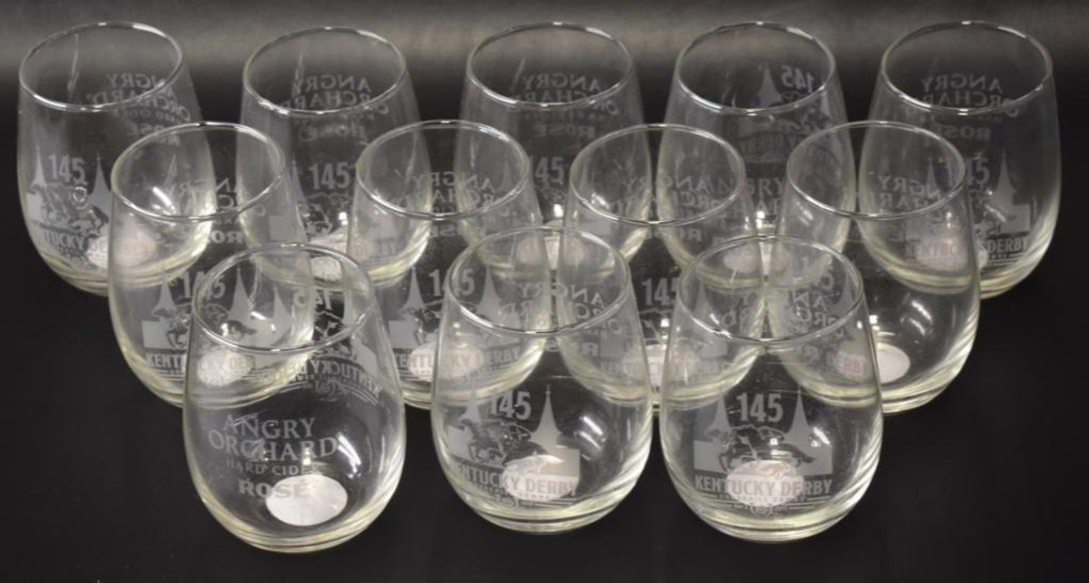 Kentucky Derby/Angry Orchard Glasses