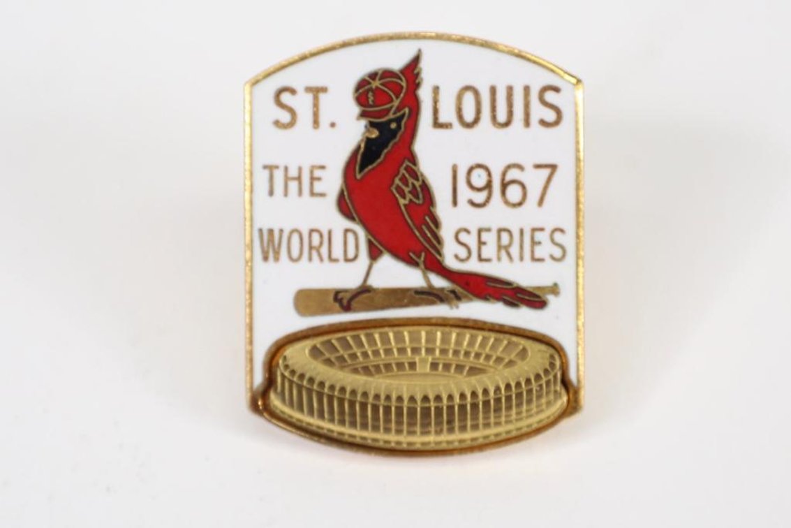 1967 St. Louis Cardinals World Series Press Pin