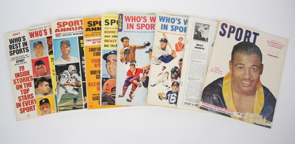 Eight Sports Publications 1950s-60s