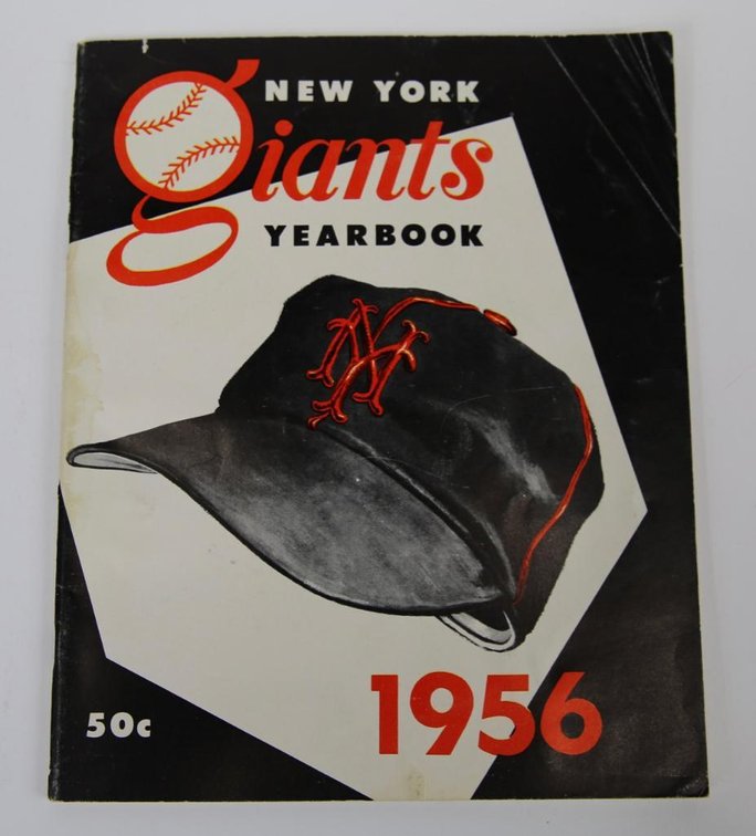New York Giants Yearbook, 1956