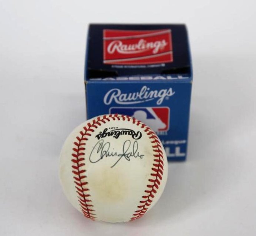 Chris Sabo Signed Baseball